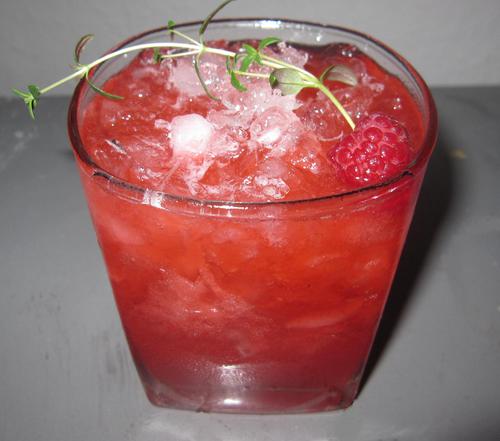 Raspberry Thyme Smash