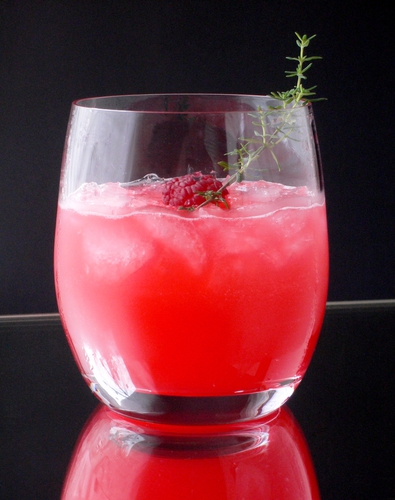 Raspberry Thyme Smash