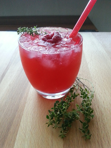 Raspberry Thyme Smash