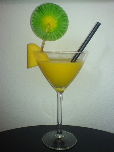 Frozen Flaming Mango Daiquiri